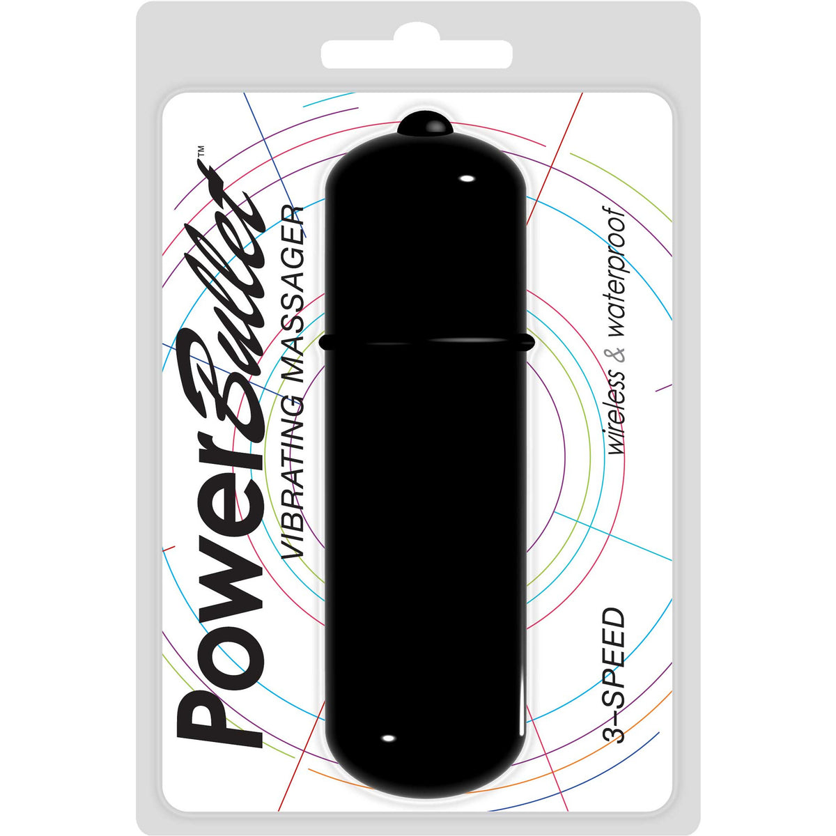 Power Bullet 3-Speed 6-inch Bullet Vibrator - Black - Thorn & Feather Sex Toy Canada
