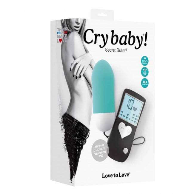 Cry Baby Secret Bullet Vibrator - Turquoise - Thorn & Feather Sex Toy Canada