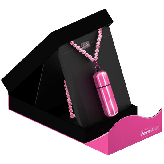 Power Bullet MiVibe Bullet Vibrator Necklace - Pink - Thorn & Feather Sex Toy Canada