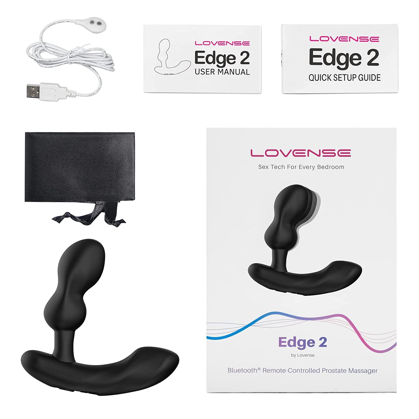 Lovense Edge 2 Bluetooth Prostate Massager - Thorn & Feather Sex Toy Canada