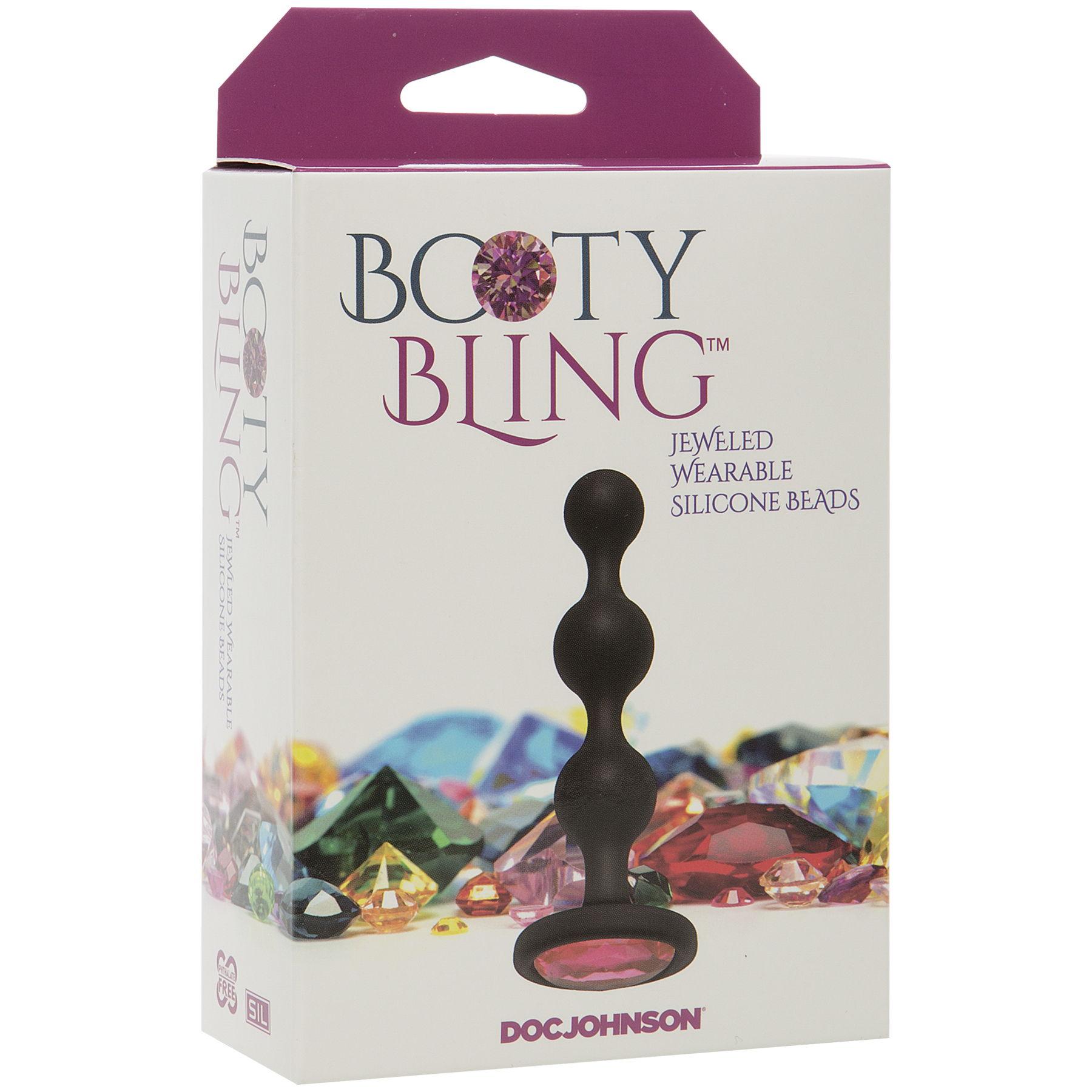 Booty Bling Wearable Silicone Beads - Pink - Thorn & Feather Sex Toy Canada