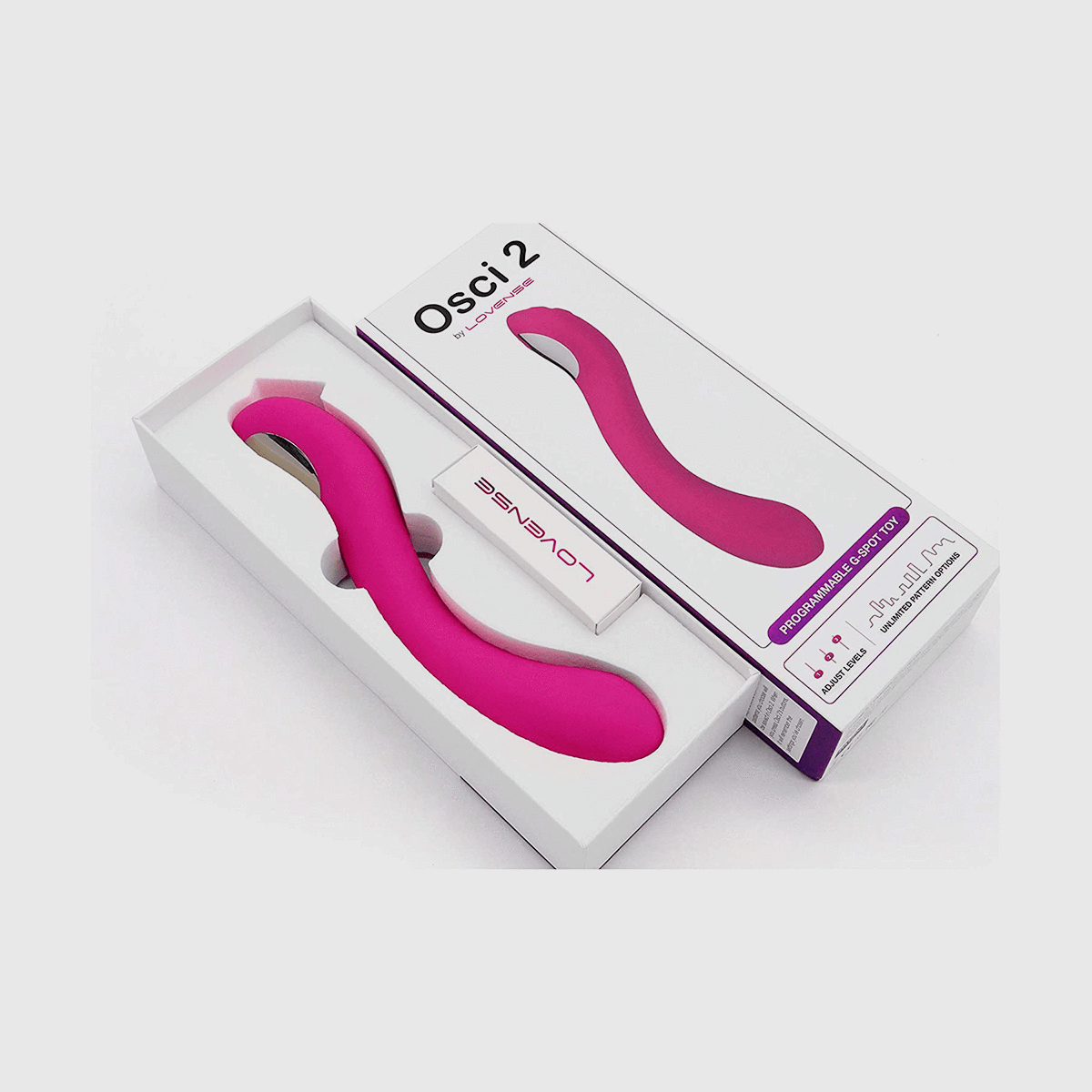 Lovense Osci 2 Bluetooth G-Spot Vibrator - Pink - Thorn & Feather Sex Toy Canada