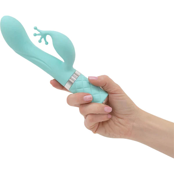 Pillow Talk Kinky - Dual Massager - Teal - Thorn & Feather Sex Toy Canada