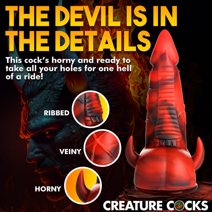 Horny Devil Demon Silicone Creature Dildo