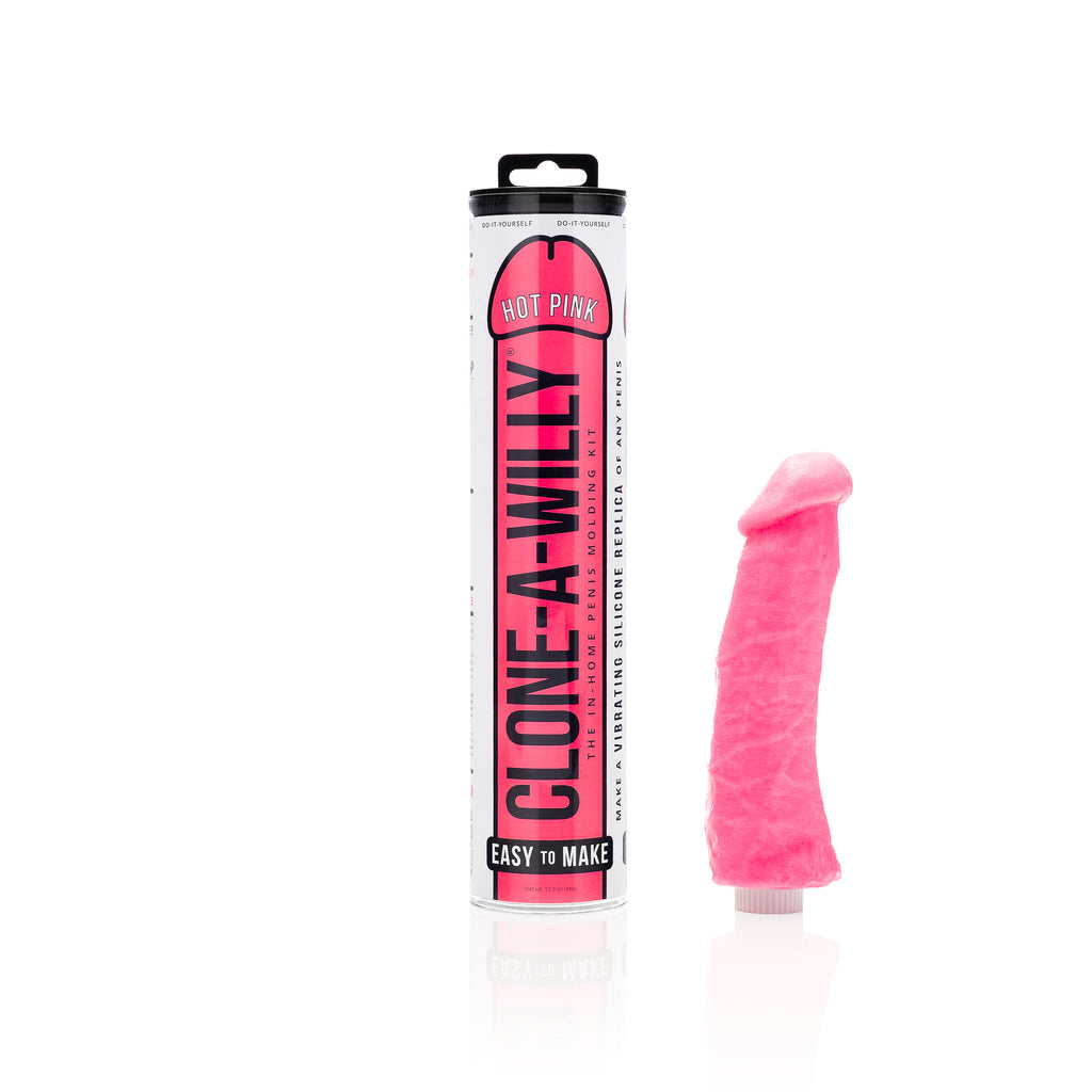 Clone a Willy DIY Vibrating Silicone Penis - Hot Pink - Thorn & Feather Sex Toy Canada