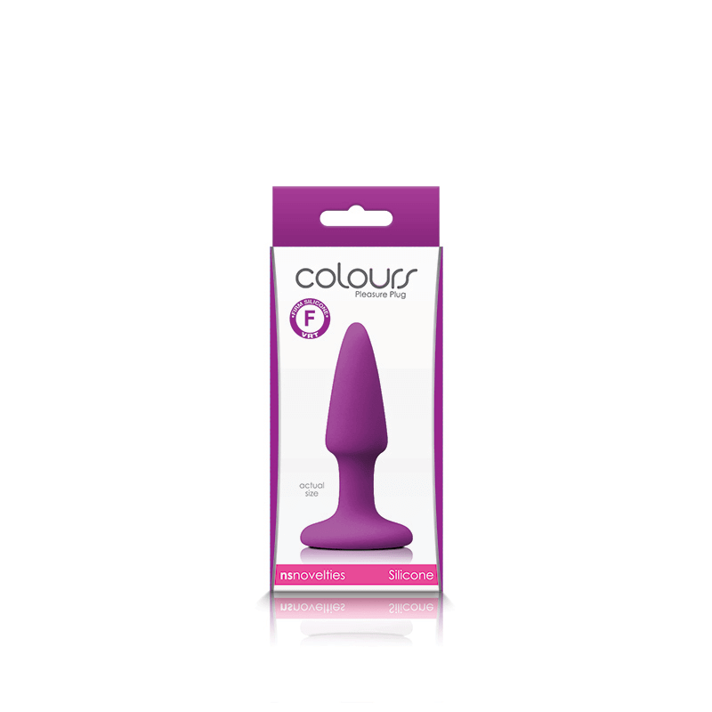Colours Pleasures Mini Plug - Purple - Thorn & Feather Sex Toy Canada