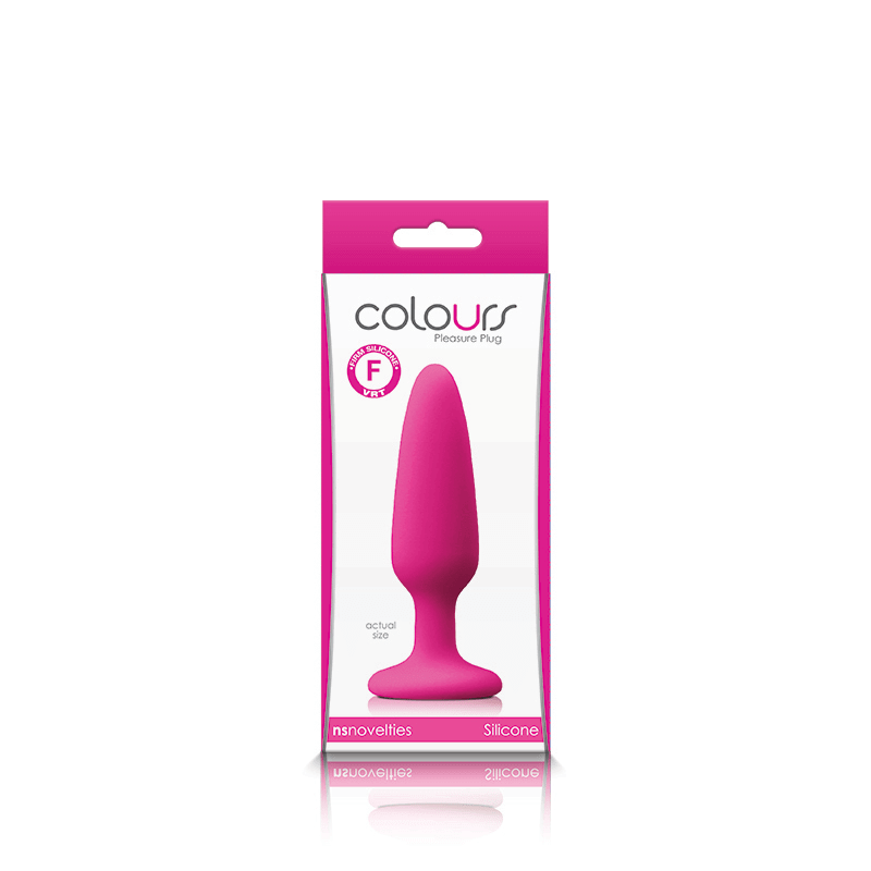 Colours Pleasures Small Plug - Pink - Thorn & Feather Sex Toy Canada