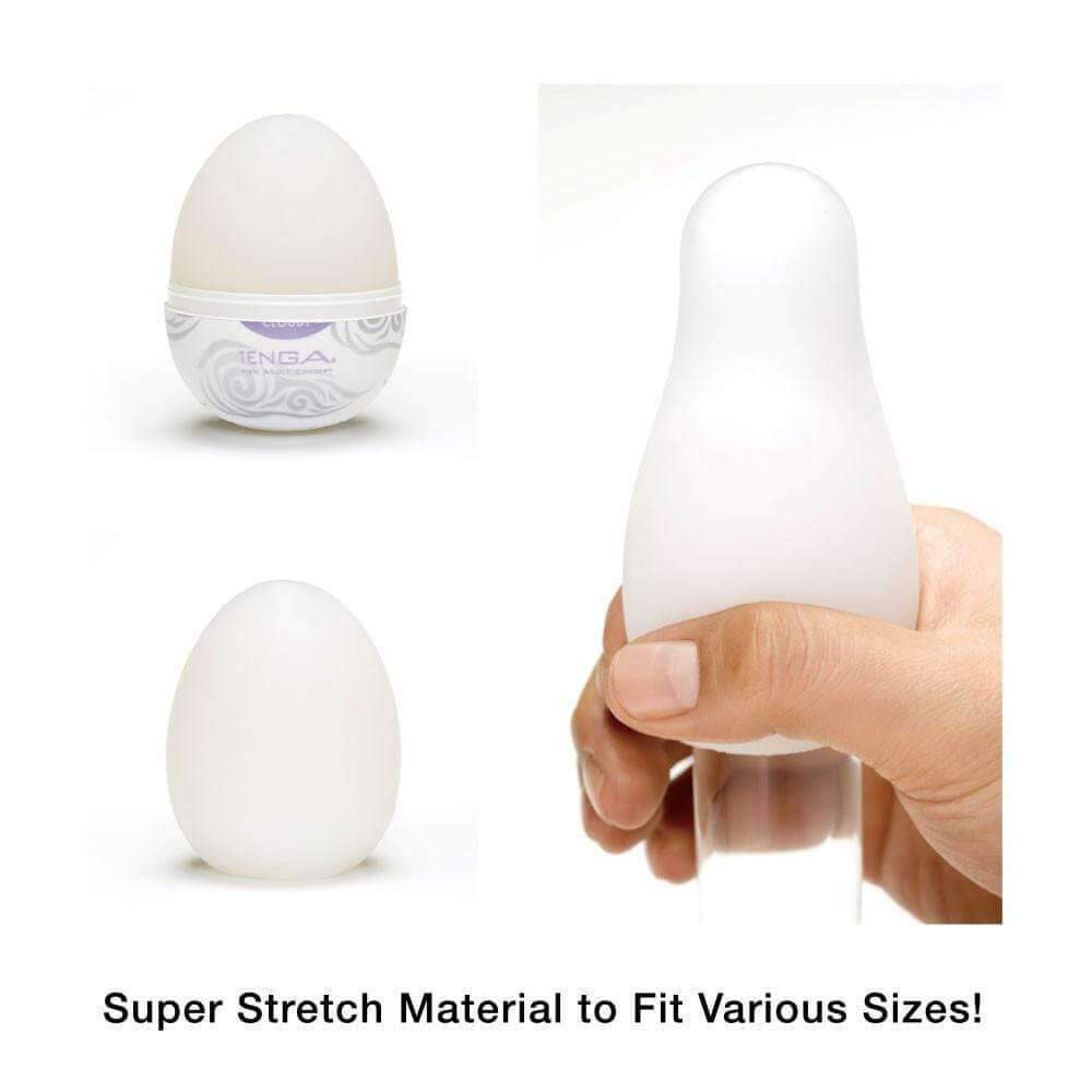 Tenga EGG Strong Sensations - Cloudy - Thorn & Feather Sex Toy Canada