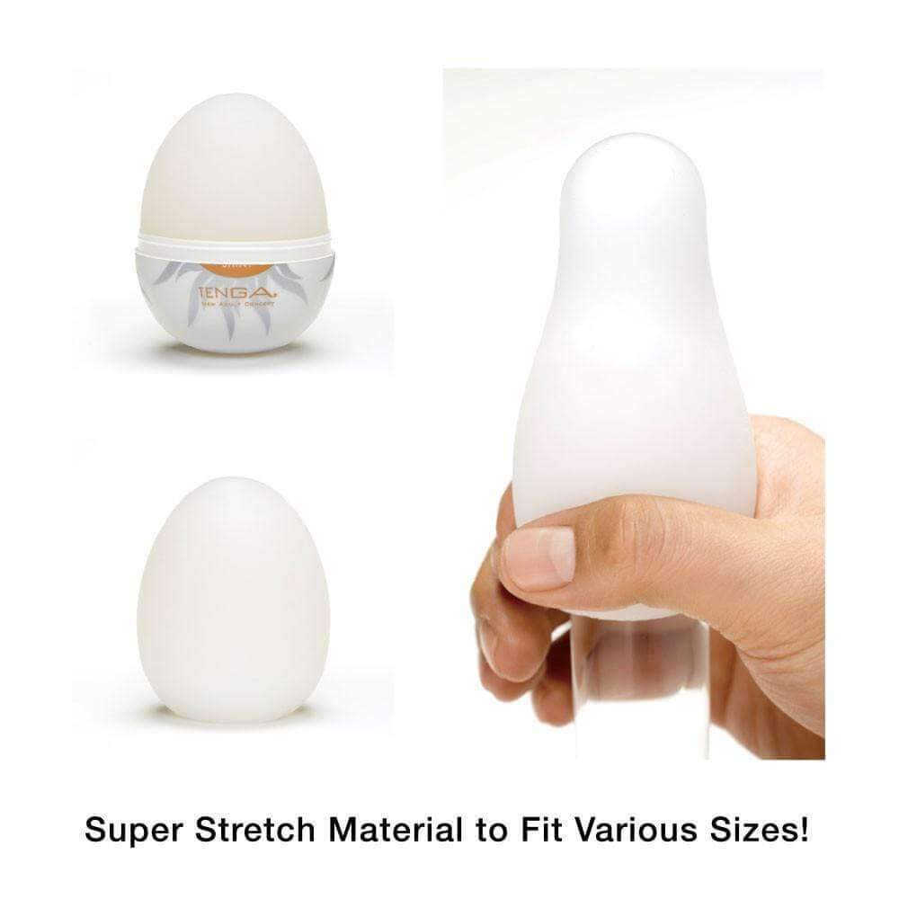Tenga EGG Strong Sensations - Shiny - Thorn & Feather Sex Toy Canada