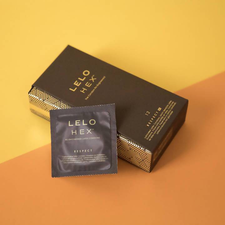 Lelo HEX Respect XL Condoms - 12 Pack - Thorn & Feather Sex Toy Canada