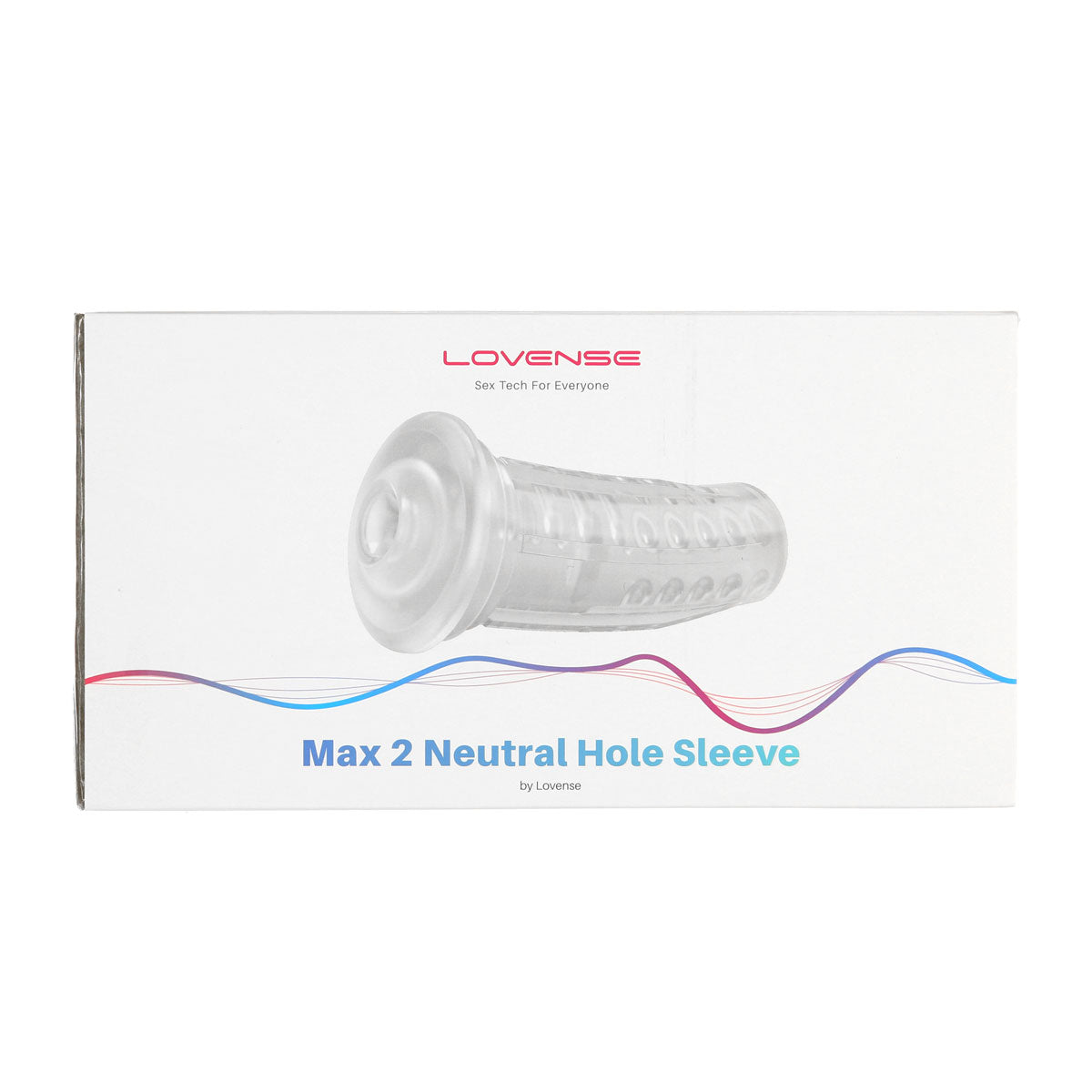 Lovense Max 2 Neutral Hole Sleeve - Clear - Thorn & Feather Sex Toy Canada