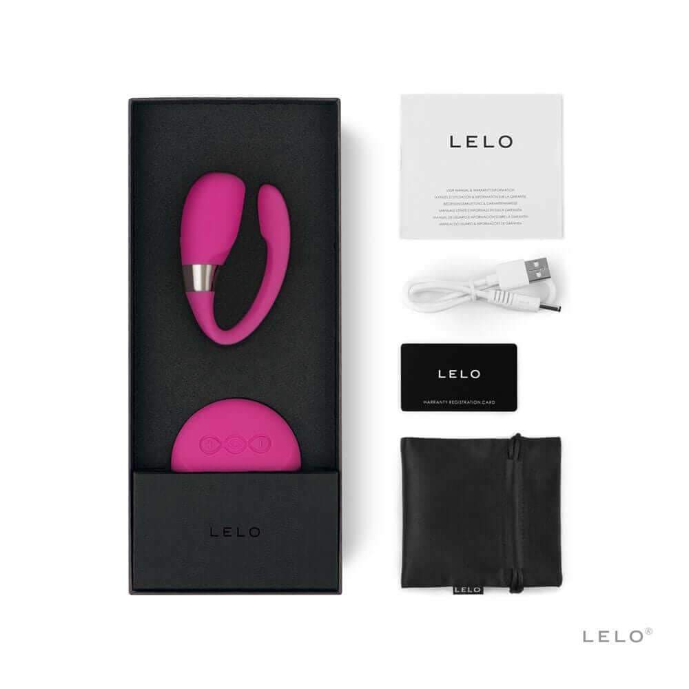 Lelo TIANI 3 Remote-Controlled Couples’ Massager - Cerise - Thorn & Feather Sex Toy Canada