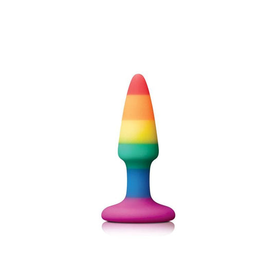 Colours Pride Edition Pleasure Plug - Mini, Rainbow - Thorn & Feather Sex Toy Canada