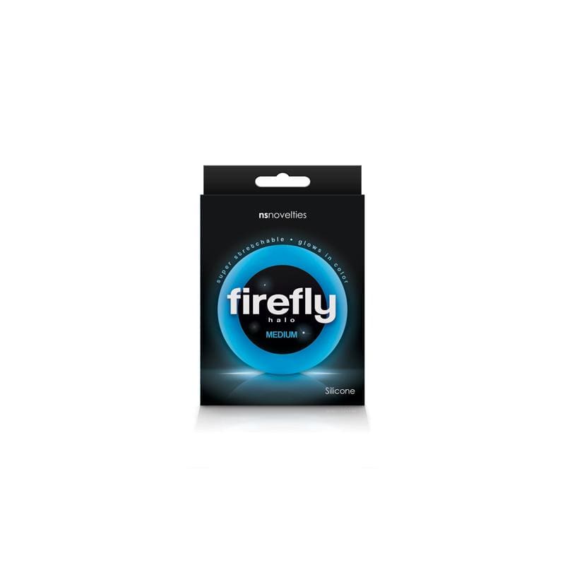 Firefly Halo Cock Ring - Medium, Blue - Thorn & Feather Sex Toy Canada