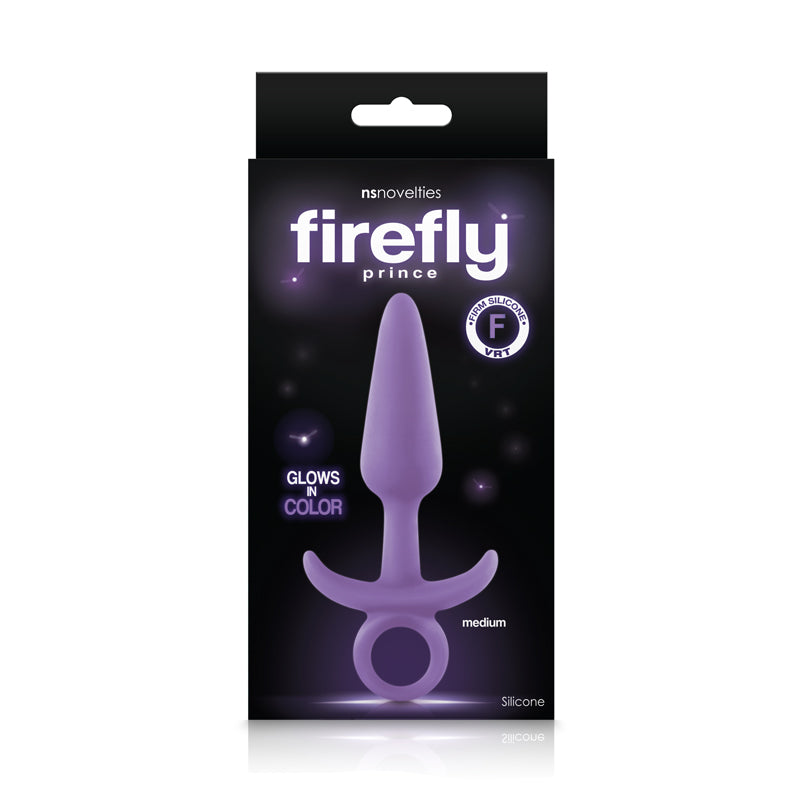 Firefly Prince Anal Plug - Medium, Purple - Thorn & Feather Sex Toy Canada