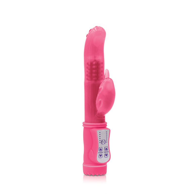 Firefly Jessica Glow In The Dark Rabbit Vibrator - Pink - Thorn & Feather Sex Toy Canada