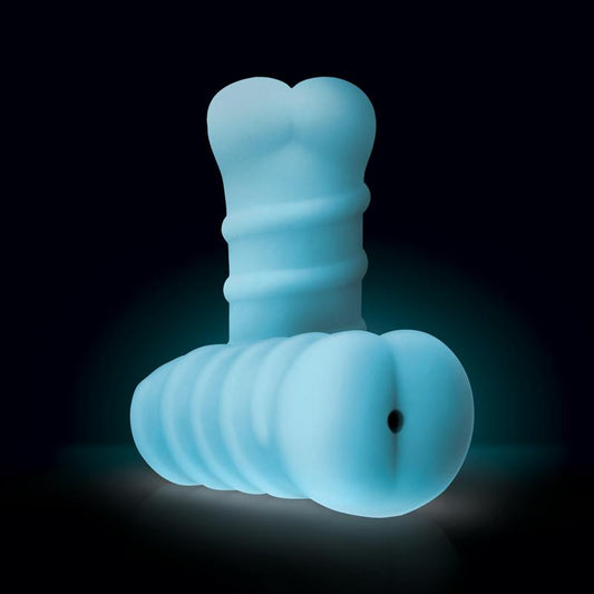 Firefly Dat ASS Silicone Stroker - Blue - Thorn & Feather Sex Toy Canada