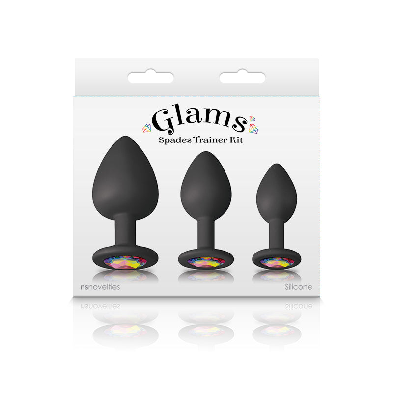Glams Spades Trainer Kit - Black - Thorn & Feather Sex Toy Canada