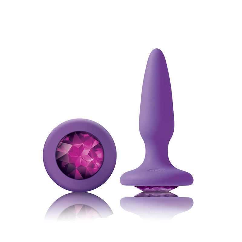 Glams Mini Anal Plug - Purple Gem - Thorn & Feather Sex Toy Canada