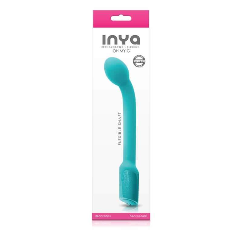 INYA Oh My G-Spot Stimulator - Teal - Thorn & Feather Sex Toy Canada