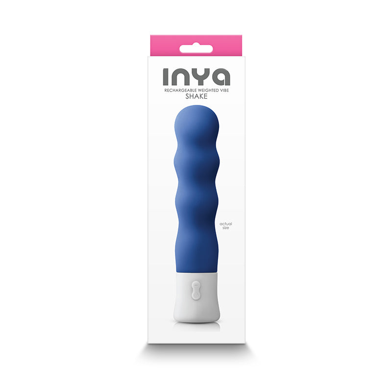 INYA Shake Vibe - Blue - Thorn & Feather Sex Toy Canada