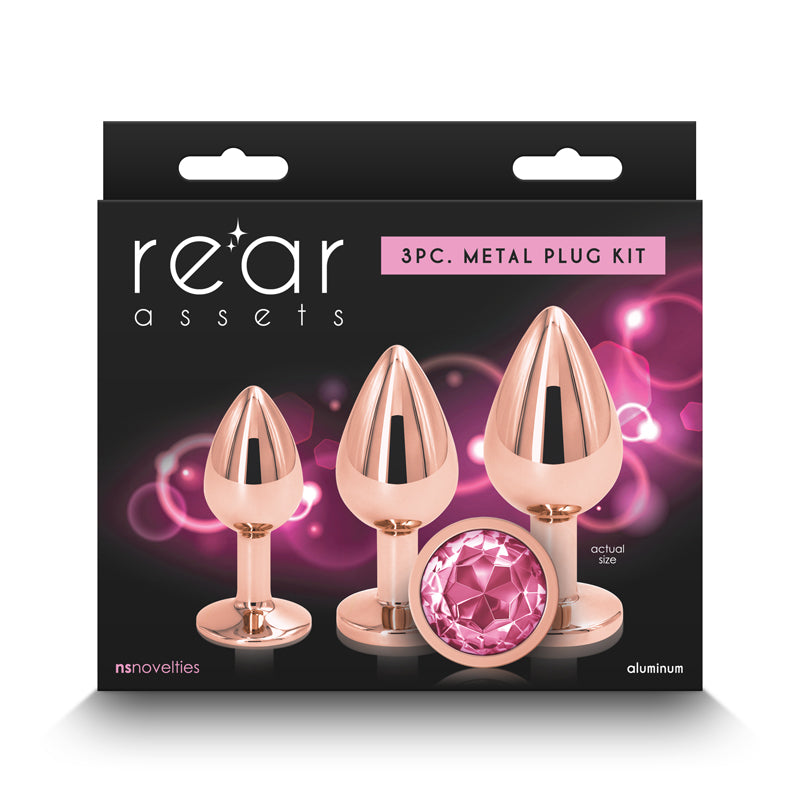 Rear Assets Trainer Kit - Rose Gold, Pink - Thorn & Feather Sex Toy Canada