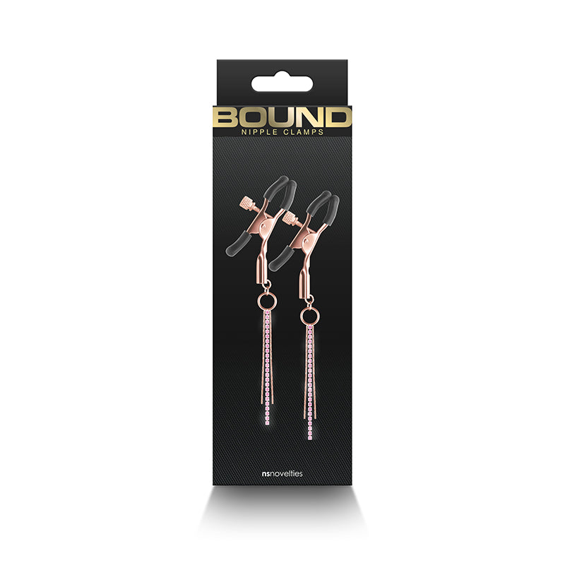 Bound D3 Nipple Clamps - Rose Gold