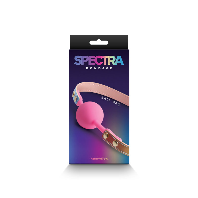 Spectra Bondage Ballgag - Rainbow - Thorn & Feather Sex Toy Canada