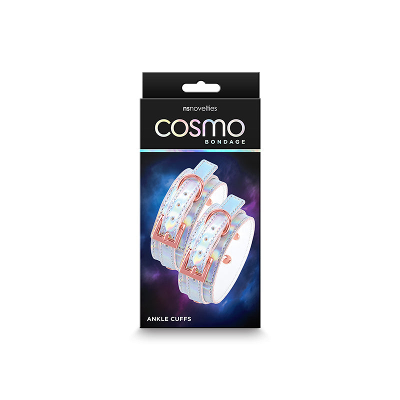 Cosmo Bondage Ankle Cuffs - Rainbow - Thorn & Feather Sex Toy Canada