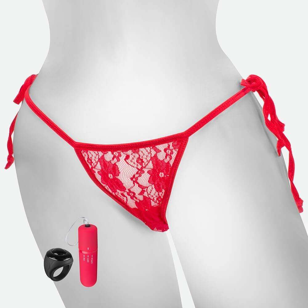My Secret Remote Control Panty Vibe - Red - Thorn & Feather Sex Toy Canada