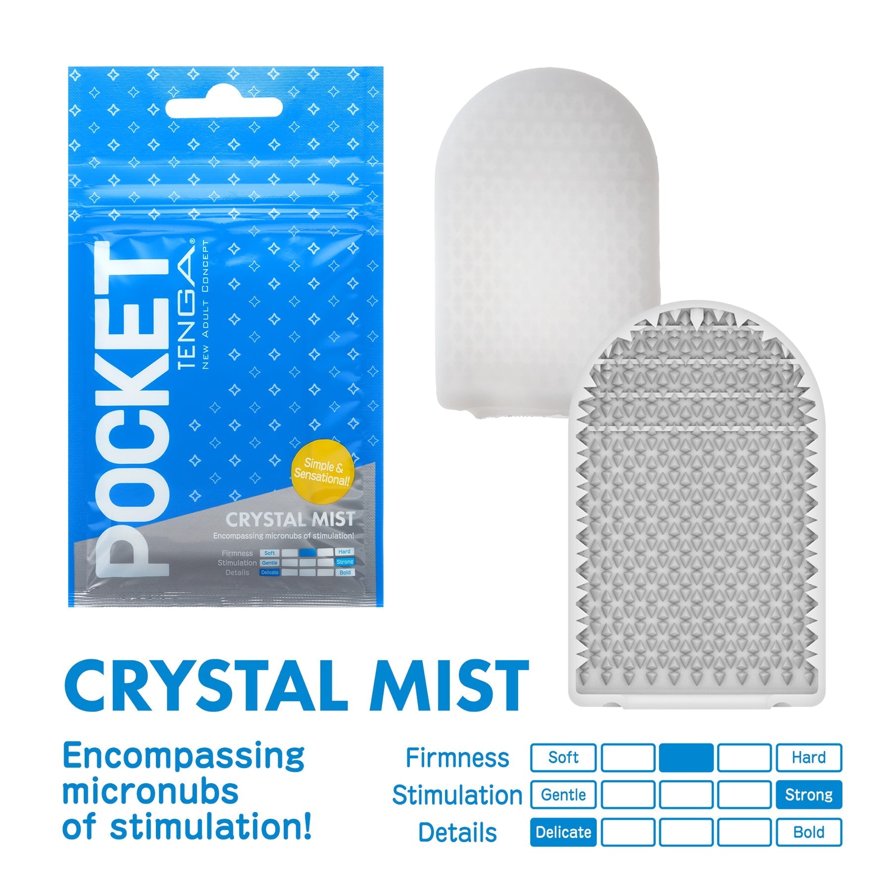 Tenga Pocket Crystal Mist - Thorn & Feather Sex Toy Canada