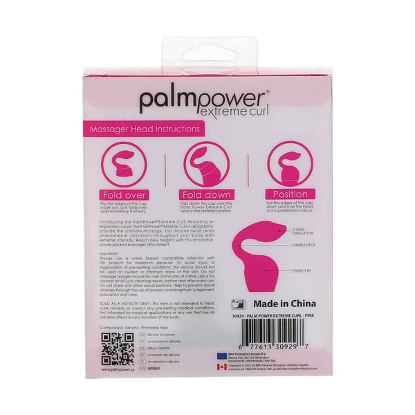 Tête de massage en silicone PalmPower Extreme Curl
