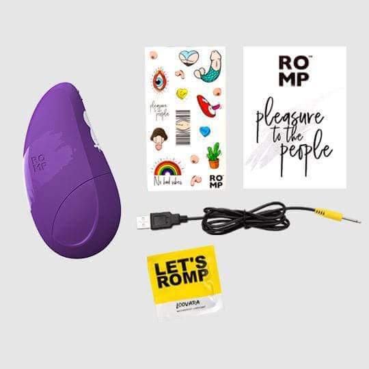Romp Free Clitoral Stimulator - Purple - Thorn & Feather Sex Toy Canada
