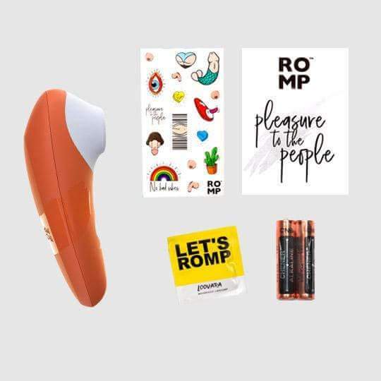 Romp Switch Clitoral Stimulator - Orange - Thorn & Feather Sex Toy Canada