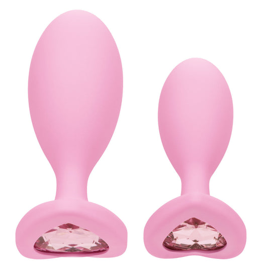 First Time Love Crystal Booty Duo - Pink - Thorn & Feather Sex Toy Canada