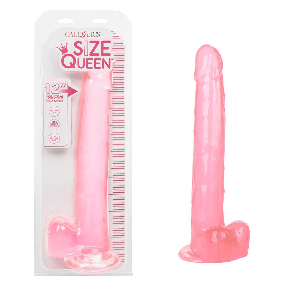 Size Queen 12"/30.5 cm Dildo - Pink - Thorn & Feather Sex Toy Canada