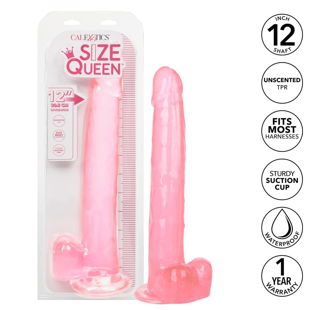 Size Queen 12"/30.5 cm Dildo - Pink - Thorn & Feather Sex Toy Canada