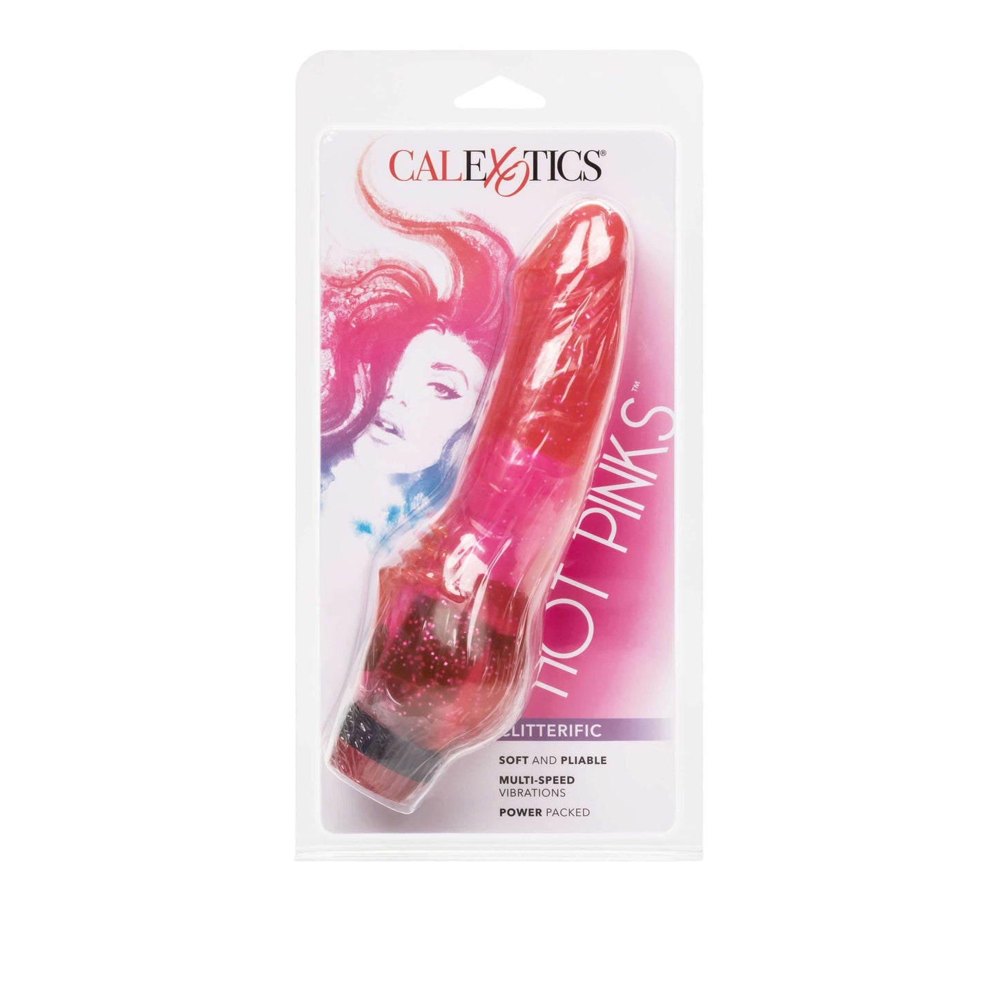 Clitterific 8" Dong - Hot Pink - Thorn & Feather Sex Toy Canada