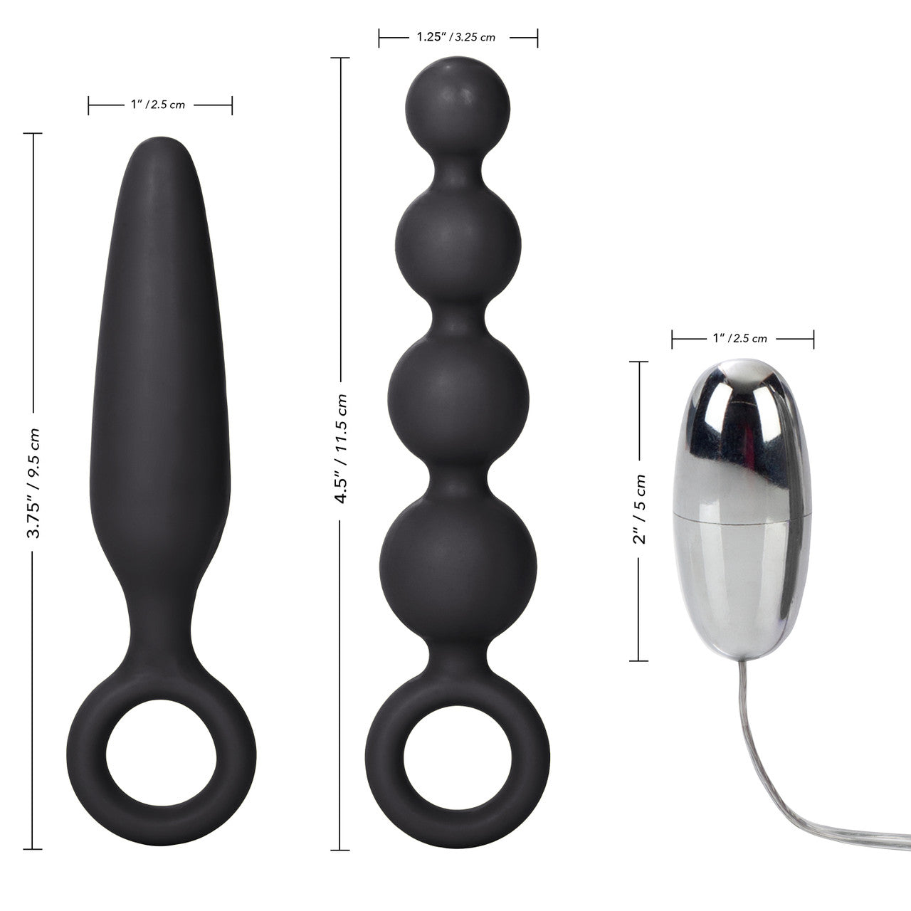 Booty Call Booty Vibro Kit - Black - Thorn & Feather Sex Toy Canada