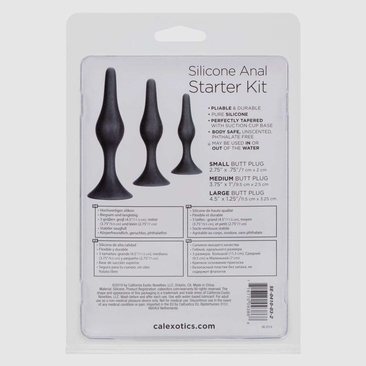 Silicone Anal Starter Kit - Thorn & Feather Sex Toy Canada