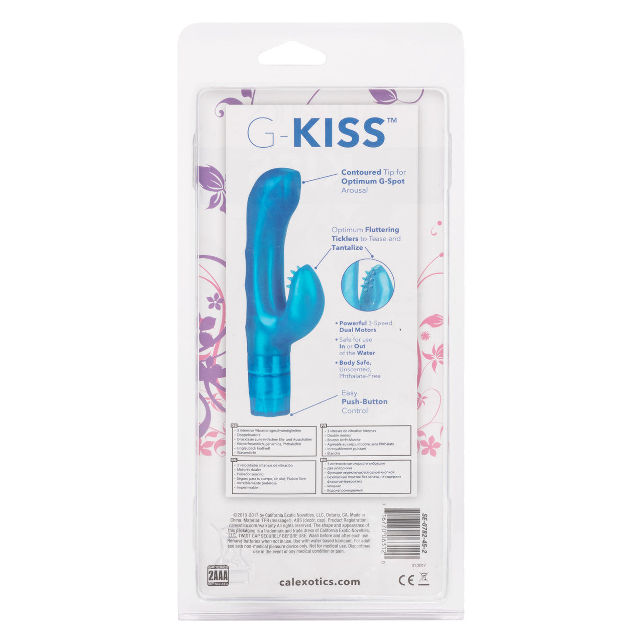 G-Kiss in blue - Thorn & Feather Sex Toy Canada