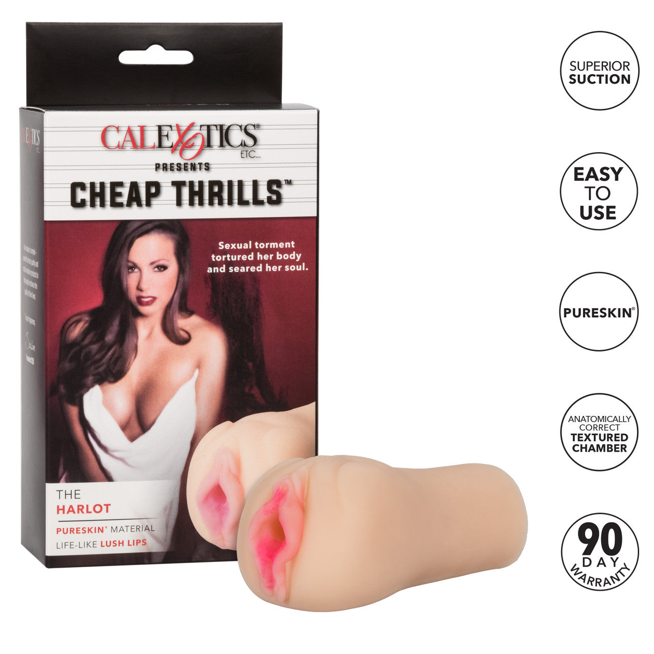 Cheap Thrills The Harlot PureSkin Stroker - Thorn & Feather Sex Toy Canada