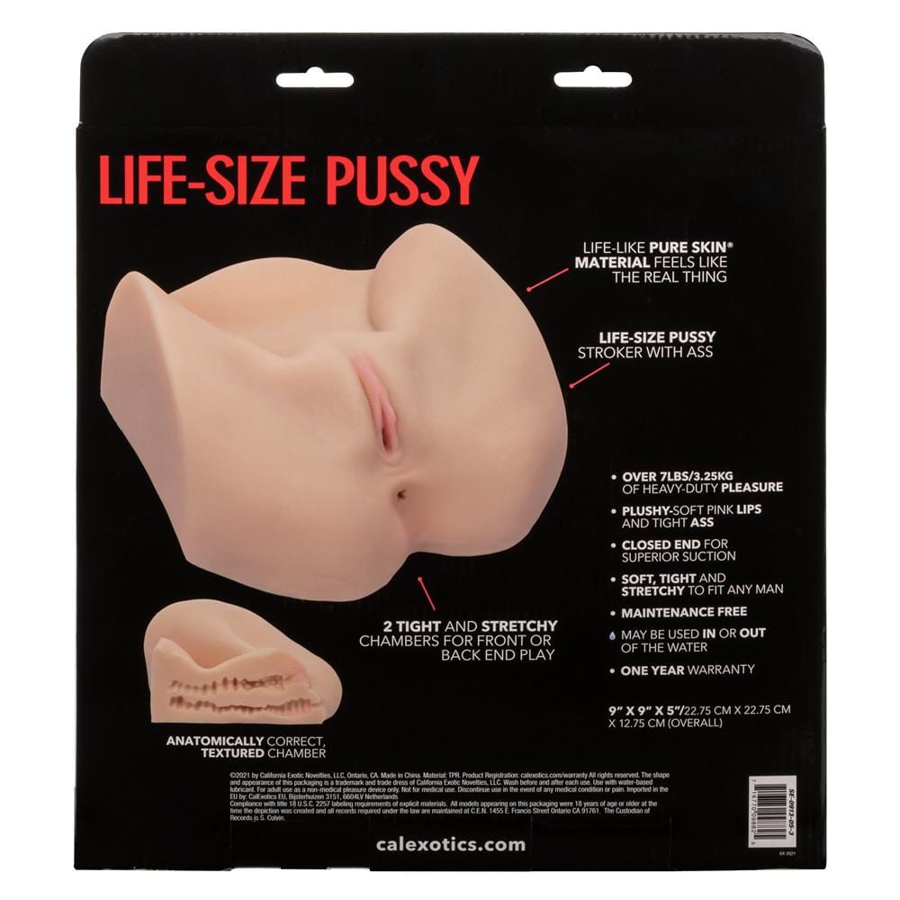 Stroke It Life-size Pussy - Ivory - Thorn & Feather Sex Toy Canada