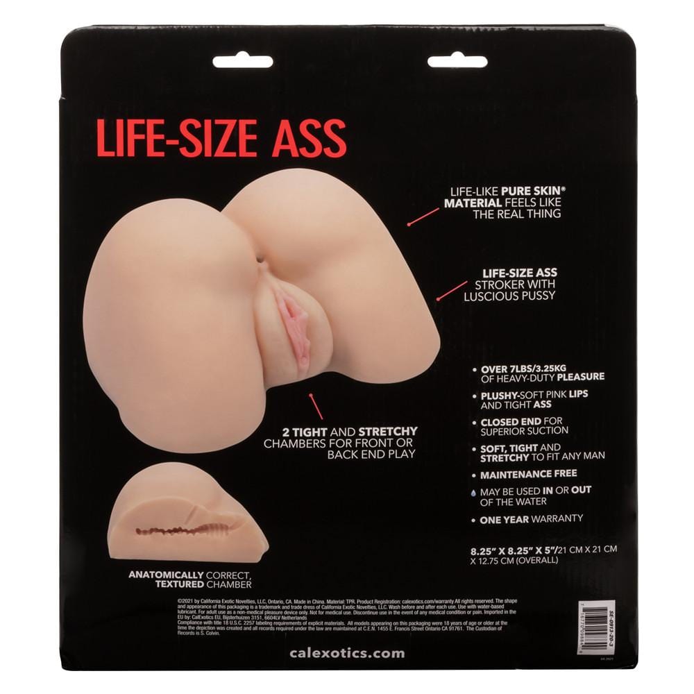 Stroke It Life-size Ass - Ivory - Thorn & Feather Sex Toy Canada
