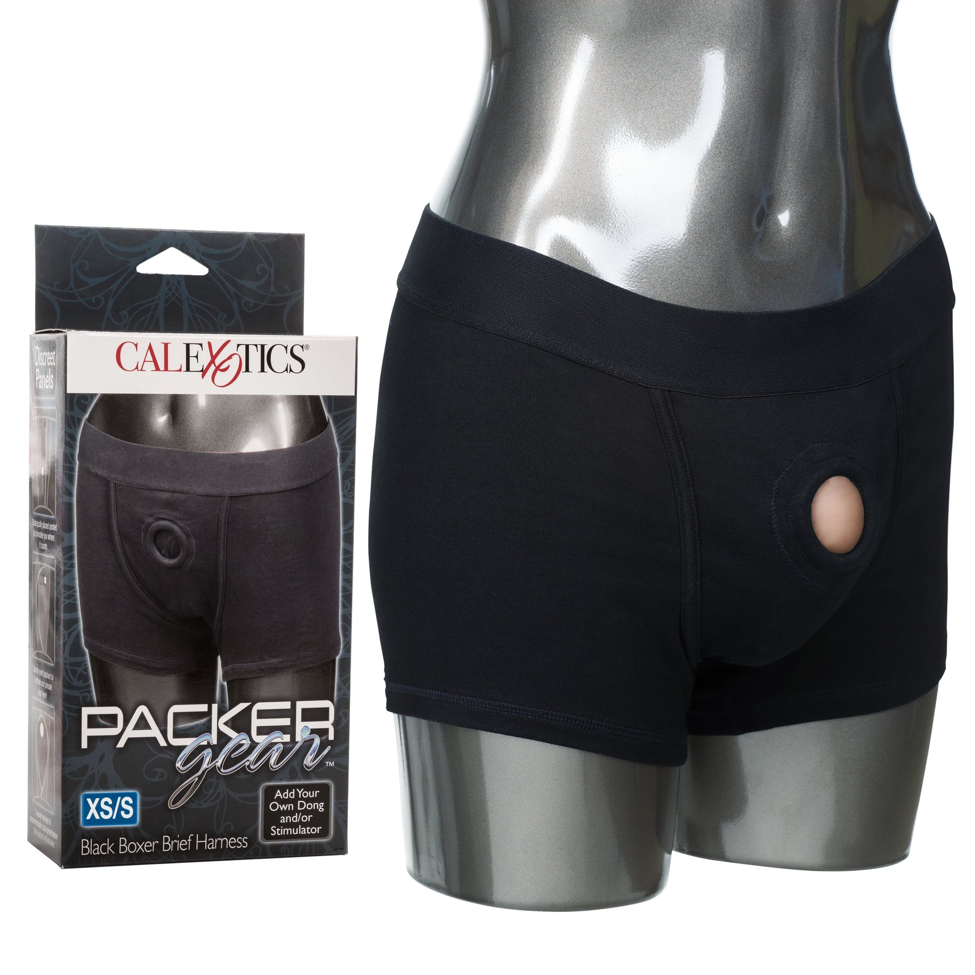 Packer Gear Black Brief Harness - Thorn & Feather Sex Toy Canada