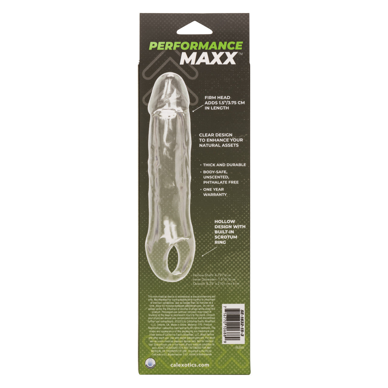 Performance Maxx Clear Extension 6.5"