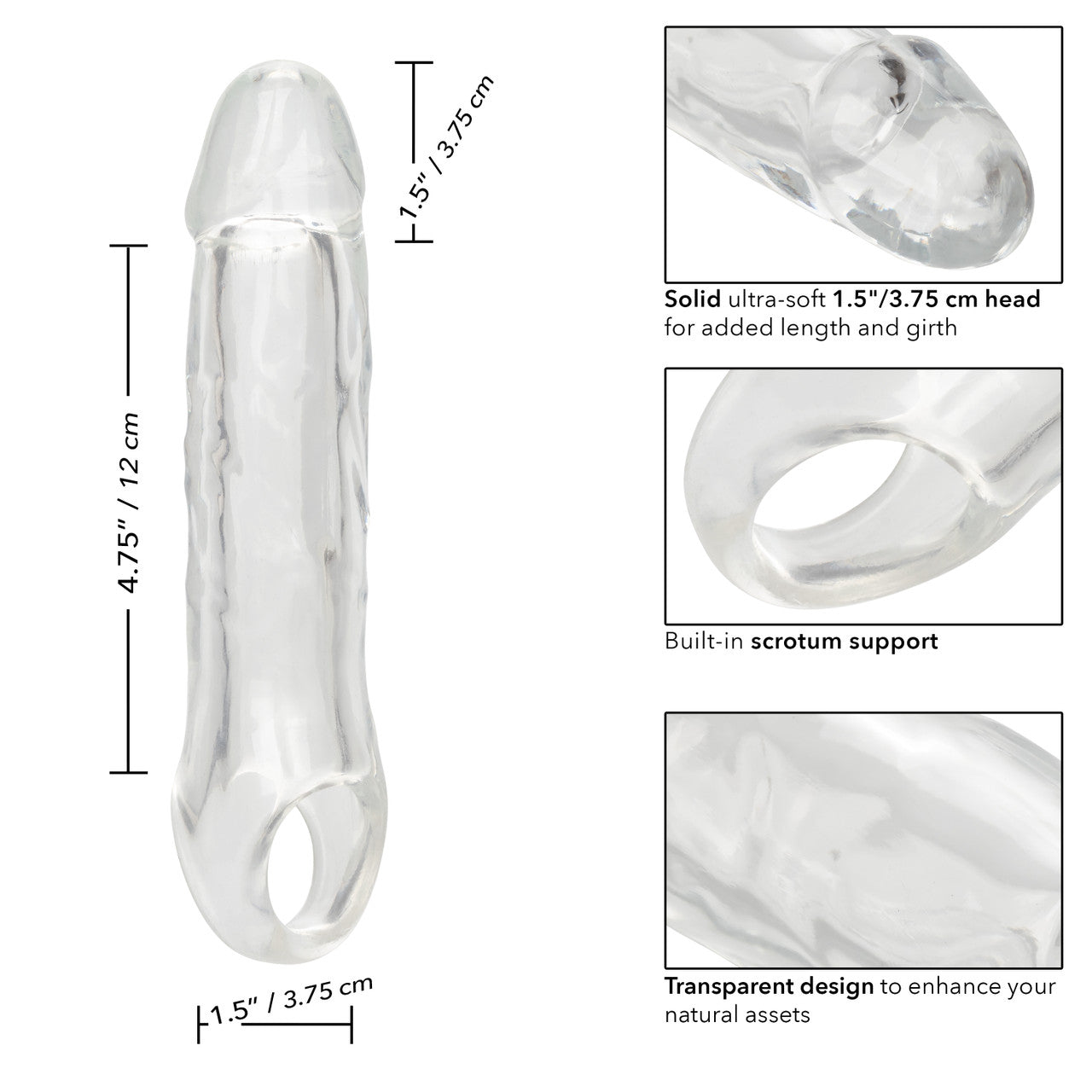 Performance Maxx Clear Extension 6.5"