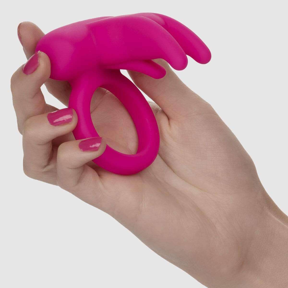 Silicone Rechargeable Triple Clit Flicker Cock Ring - Thorn & Feather Sex Toy Canada