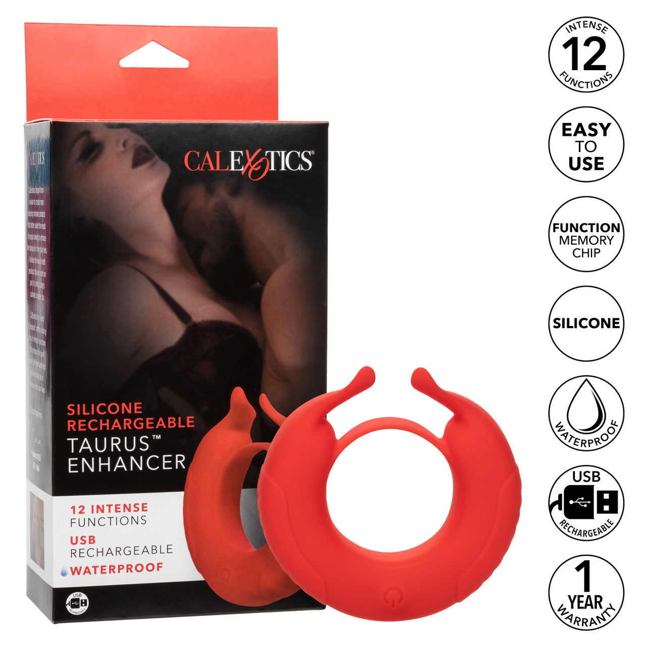 Silicone Rechargeable Taurus Enhancer - Thorn & Feather Sex Toy Canada