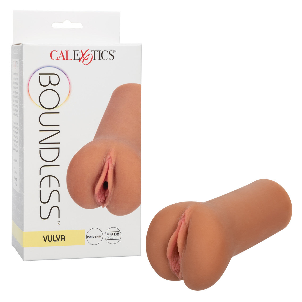 Boundless Vulva Pocket Pussy Stroker - Brown - Thorn & Feather Sex Toy Canada